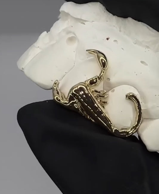 Gold Scorpion Grillz