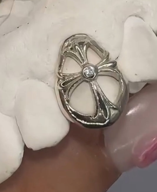 Diamond Chrome Gold Grillz