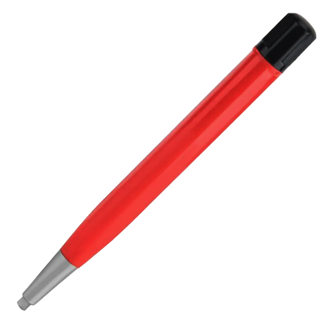 Fibreglass Pen Twist end to release fiber glass